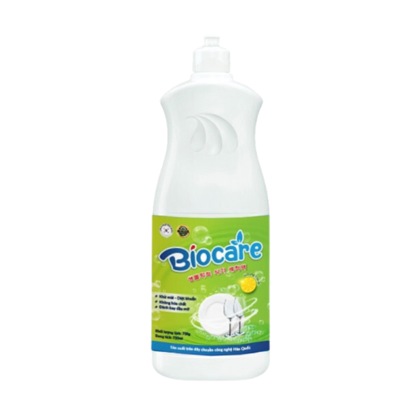 Nước rửa chén sinh học Biocare 700ml - Hương chanh (1)