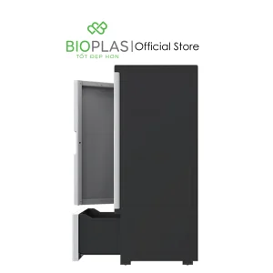 tu giay nhua 2 canh 1 ngan