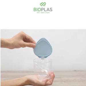 Bộ 3 hộp đựng gia vị có đế Biohome