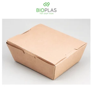 3RHOME-Hộp giấy nắp đậy 600ml (hộp xôi)