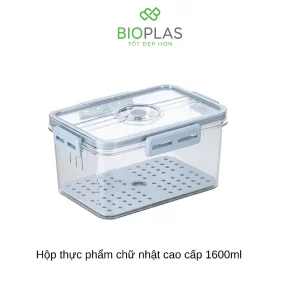 Hộp thực phẩm chữ nhật cao cấp Biohome