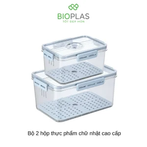 Hộp thực phẩm chữ nhật cao cấp Biohome