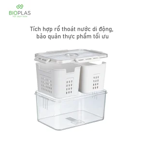 Hộp thực phẩm cao cấp 2 ngăn Biohome
