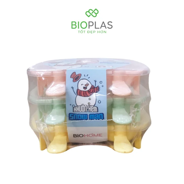 Khuôn kem Snowman Biohome