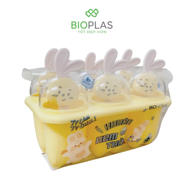 Khuôn kem thỏ Biohome