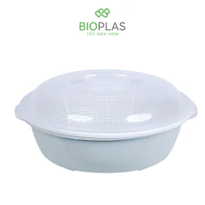 Bộ thau rổ nắp Biohome