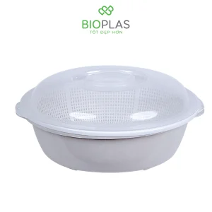Bộ thau rổ nắp Biohome