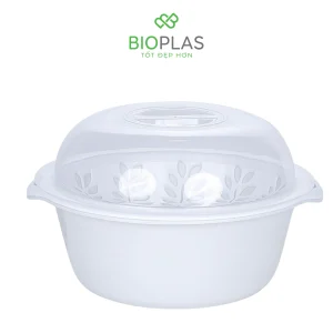 Bộ thau rổ nắp Biohome